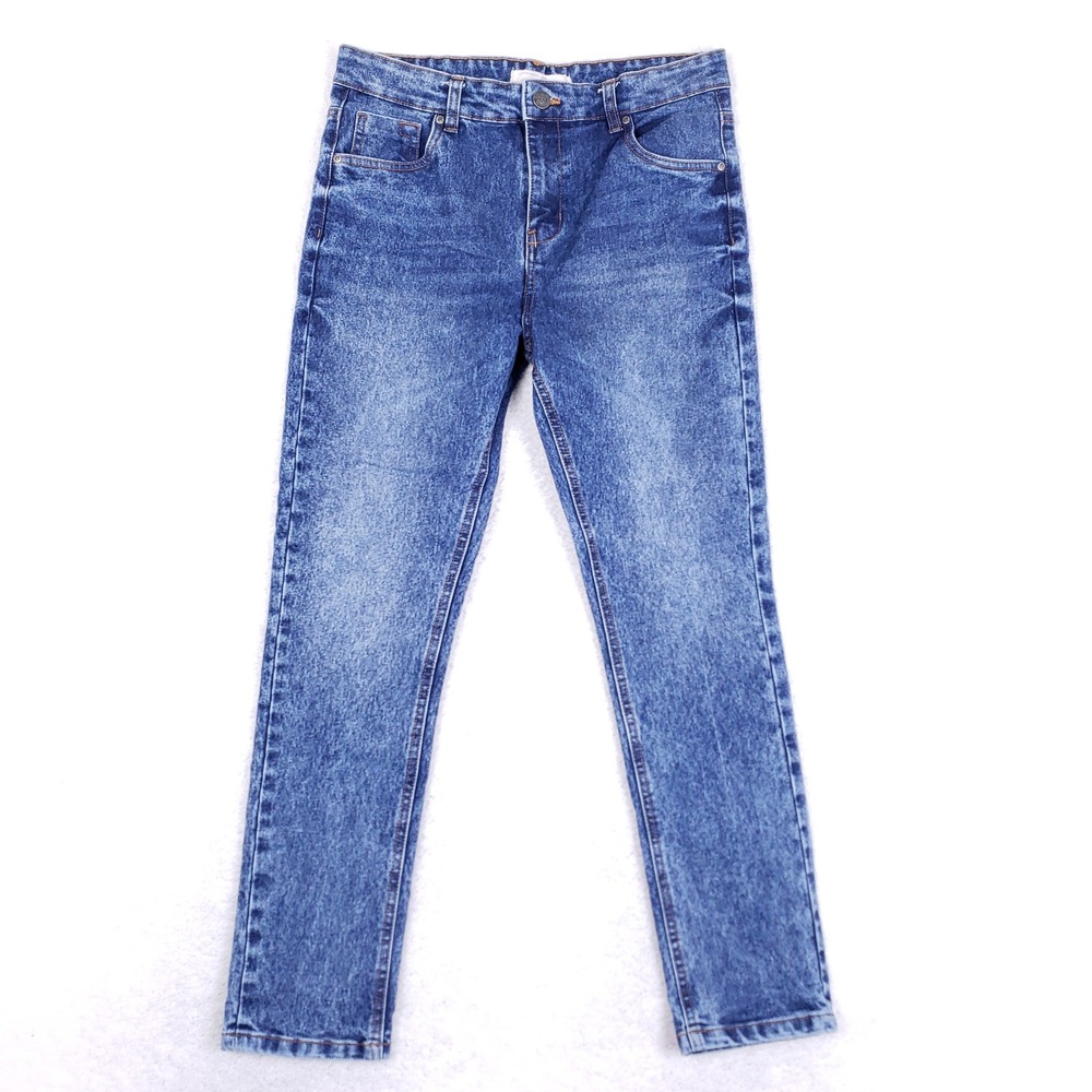 Refinery Republic Jeans Youth 14 Straight Leg Medium Wash Denim Stretch Casual‎